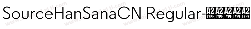 SourceHanSanaCN Regular字体转换
